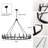 Tanzeer 24 - Light Dimmable Wagon Wheel Chandelier