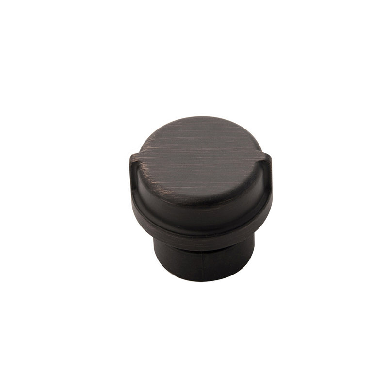 1 1/4" Diameter Cylindrical Knob, Vintage Bronze