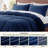 Essential Collection 100% Cotton Waffle Weave Duvet Cover Set-110365889-107624990