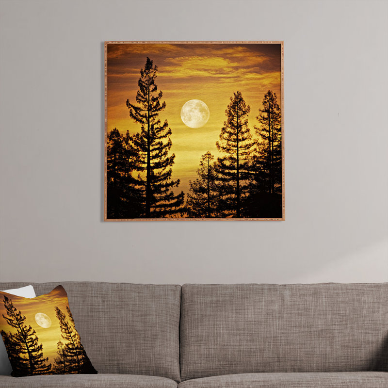 «Moon», image encadrée, H 12 po x l 12 po x P 1 po