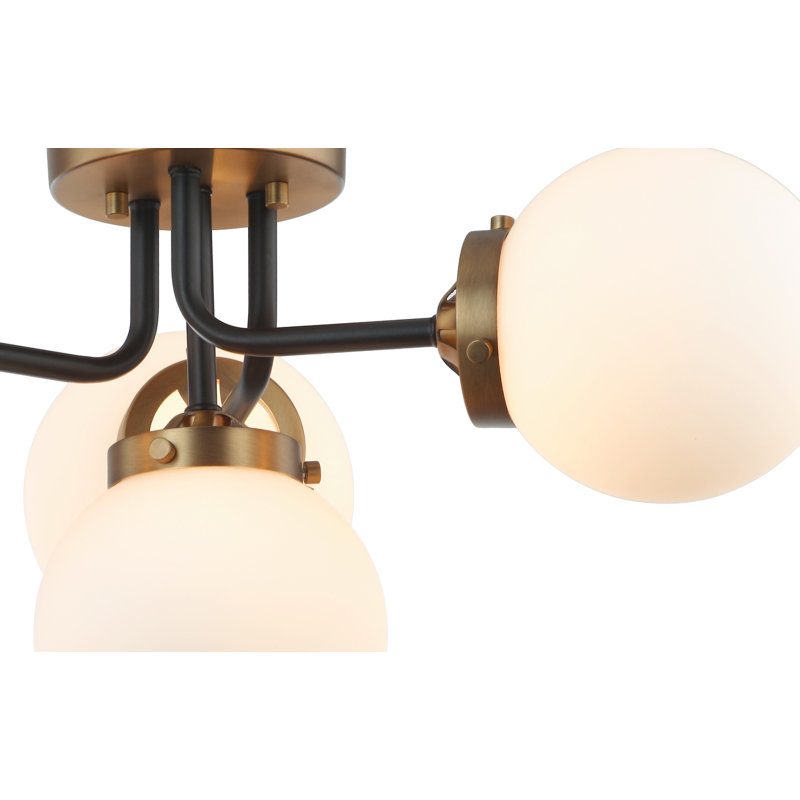 Gonsoulin Glass Semi Flush Mount