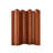 Mid-Century Brown Solid Wood Room Divider Screen
