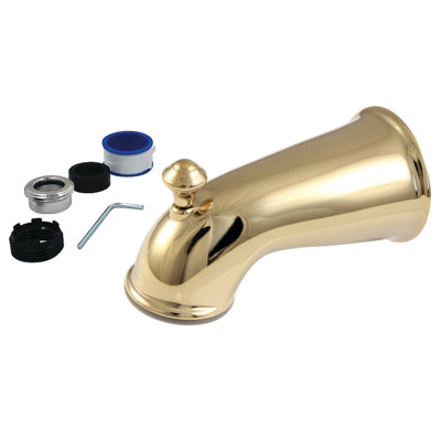 Kingston Brass Shower Scape 6-Inch Universal Diverter Tub Spout