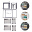 Organisateur de coin d'armoire coulissant Blind