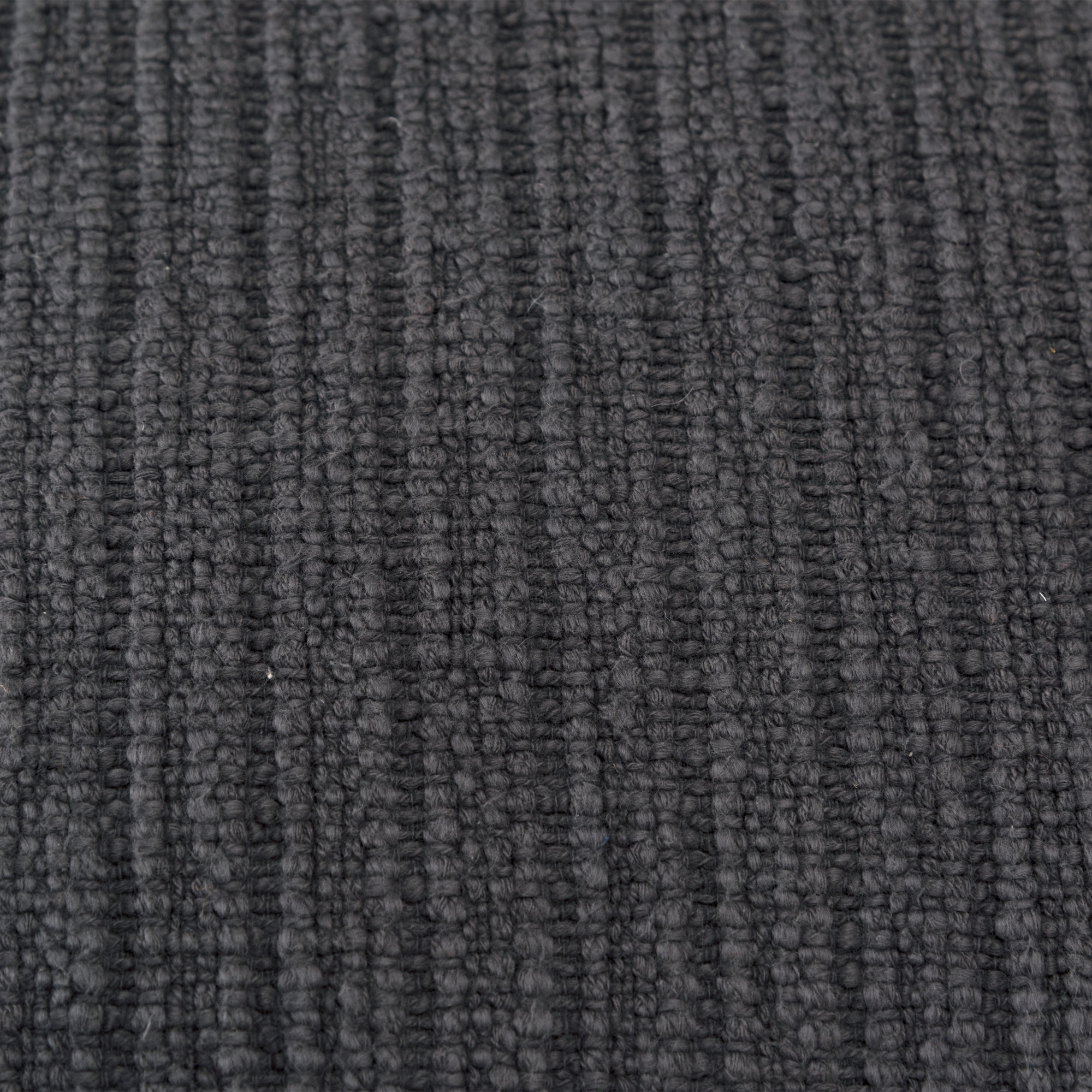 Cotton Throw Pillow, Charcoal Gray