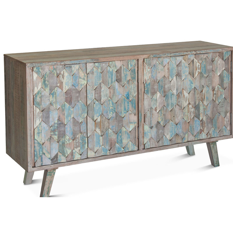 Rosecliff Heights Fleta Reclaimed Teak Buffet Table & Reviews | Wayfair