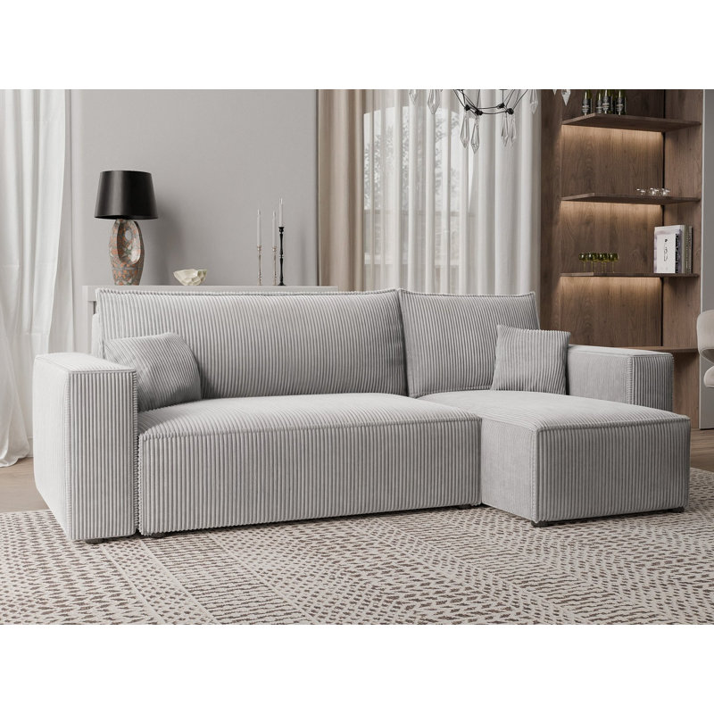 Sahur 4 Seater Sofa Bed, Light Grey