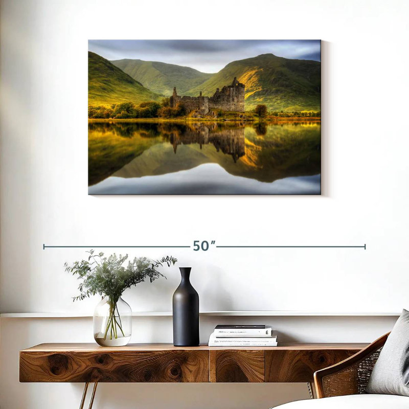 Kilchurn Castle Loch Reflection, H 24 po x l 36 po