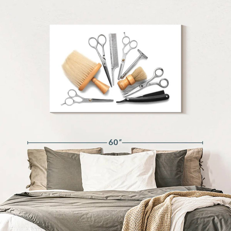 Shuttleworth Barber Set, 30" H x 45" W