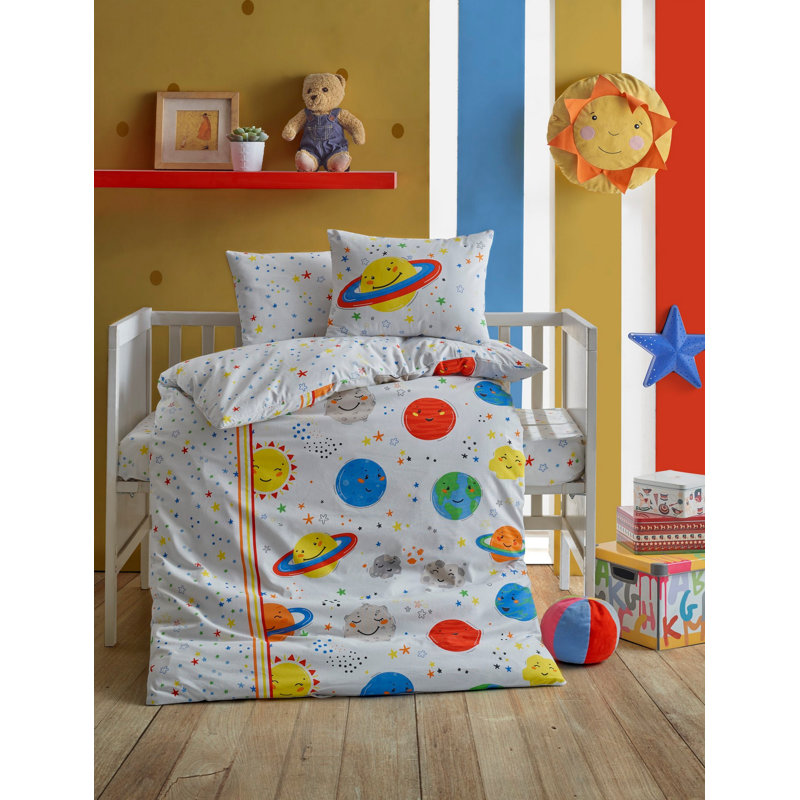 Ensemble de housse de couette 100% coton 4 pièces Arianna