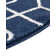 Glam Navy Blue Silver Area Rug