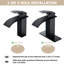 Single-handle Bathroom Faucet with Drain Assembly-88594309