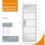 Metro Glass Door Prefinished-64487145