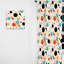 Contemporary Chic Polka Dots Pattern - Modern Curtain - Velvet Room Darkening - 1 Panel-107594627