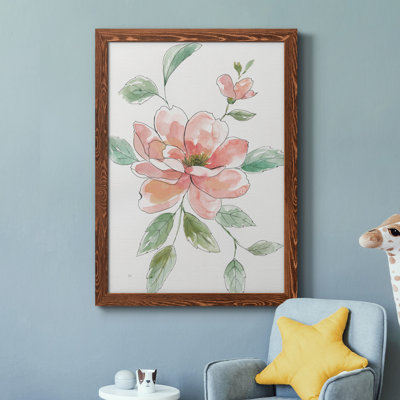 Peony Contour - reproduction d'art sur toile