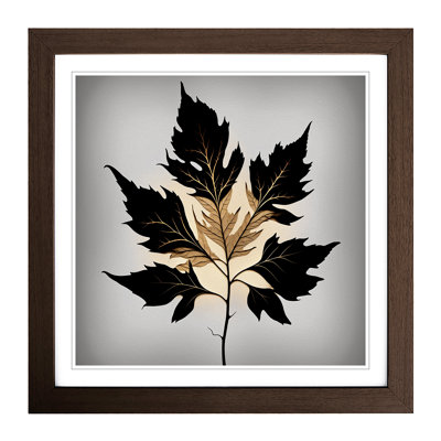 Leaf Silhouette - Framed Print
