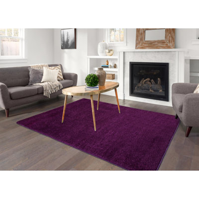 Gryb Solid Colour Shag Area Rug
