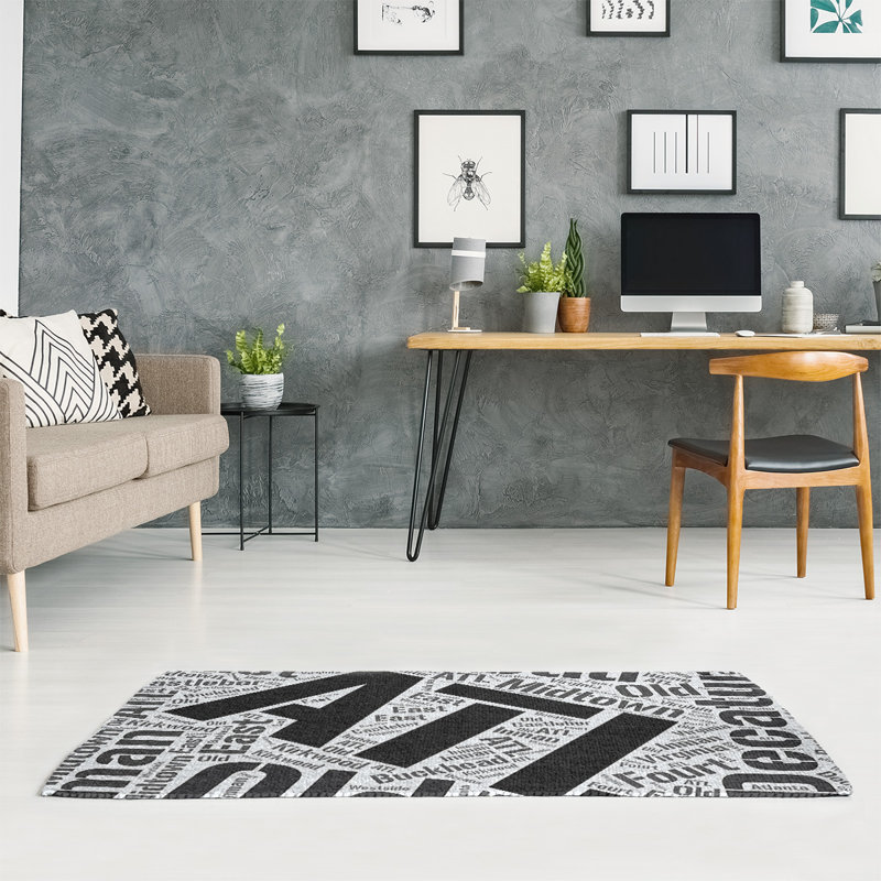 Chenille Indoor Rug, Rectangle 4' x 6'