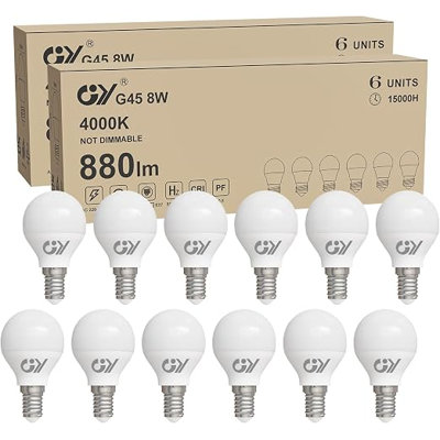 8 W G45 4000 K LED Smart Bulb