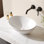 Lavabo de salle de bain vasque ovale DeerValley