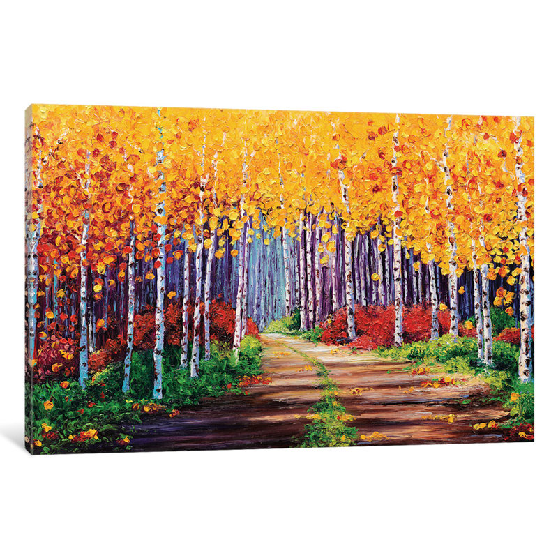 «Traversing» par Kimberly Adams - reproduction d'art sur toile tendue, H 12 po x l 18 po x P 1,5 po, Toile tendue