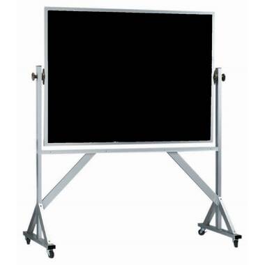 All Wood Frame Free Standing Reversible Boards by Ghent Options, Dry Erase  and Chalkboards