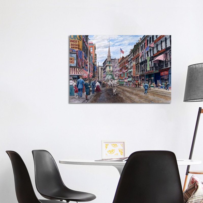 Boston 1 Piece Wrapped Canvas Wall Art, 101.6 cm H x 66.04 cm W x 1.91 cm D