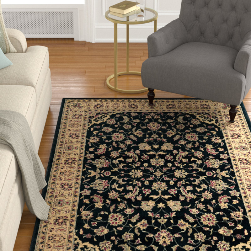 Tapis d'intérieur floral Safira, Rectangle 7 pi 9 po x 11 pi
