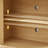 Wavy Design Storage Cabinet with 2 Door,1 Drawer-1596730421