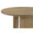 Dreydon Distressed Light Brown Round Dining Table