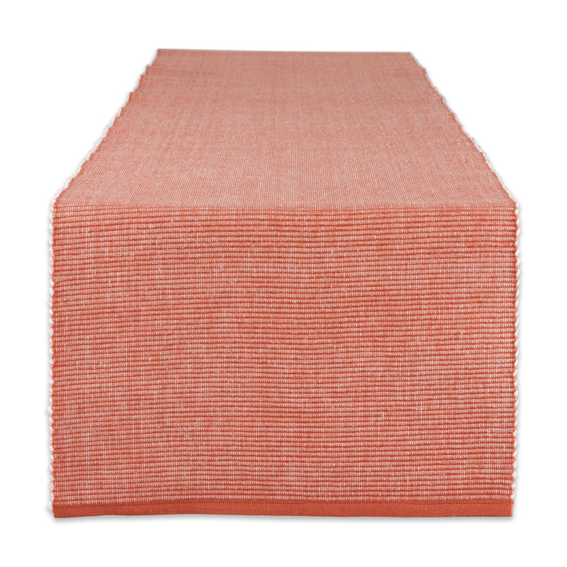 100% Cotton Table Runner, 72" x 13", Red