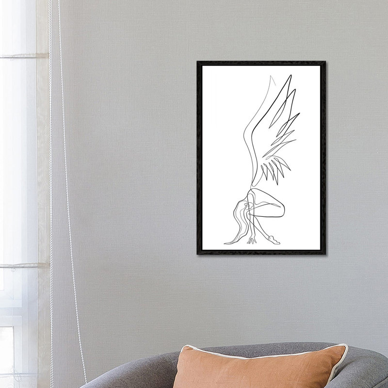 Ethereal by Dane Khy - Print on Canvas, Black Framed, 66.04 cm H x 45.72 cm W