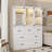 Multifunctional Cat Litter Box Enclosure With Cat Bed And Scratching Post And Light
