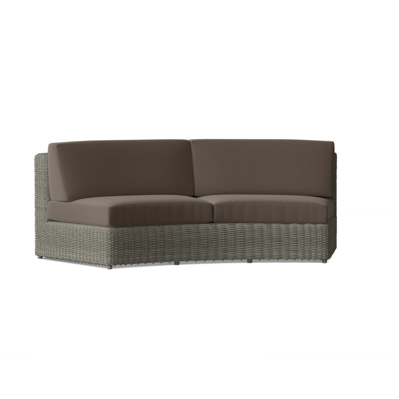 Sag Harbor Outdoor 2 - Seat Loveseat, Canvas Navy Sunbrella® Canvas, Sag Harbor Driftwood