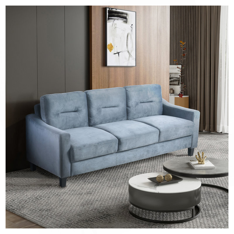 Canapés et canapés modulaires confortables pour le salon, la chambre, le bureau, les petits espaces, 3, Gris