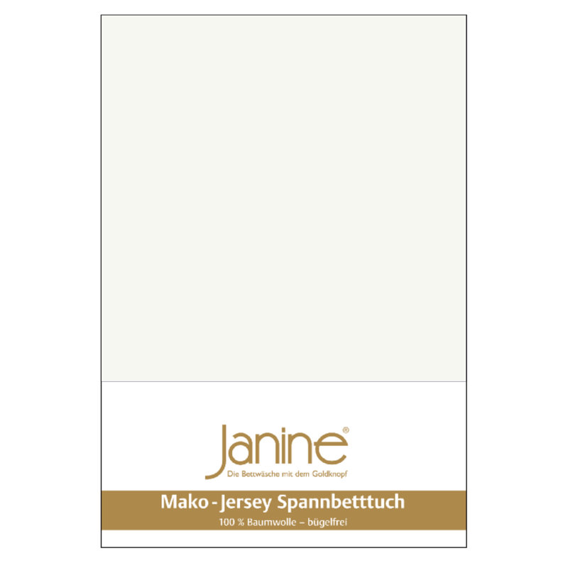 100% Cotton Fitted Sheet, 100cm x 200cm, Light beige