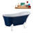 55.1'' x 26.8'' Soaking Acrylic Bathtub-76640526-90764604