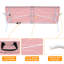 Table de camping pliante rose 8 pi