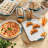 Nonstick Stackable Bakeware Set - Durable, Easy Release Baking Set, Sage, 10 Pcs