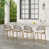 Beige Cushion/Maple Aluminum Frame