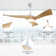 52" 3 - Blade Wood LED Ceiling Fan With Remote Control And Light Kit Included