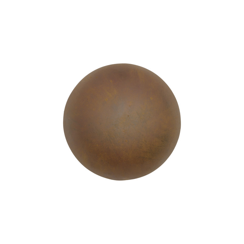 Boule murale, très petite, rouille