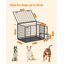 Caisse pour chien robuste avec plateau amovible-102187042