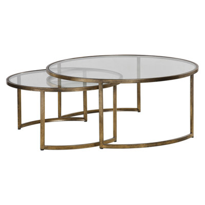 Deux tables basses à structure Lavi