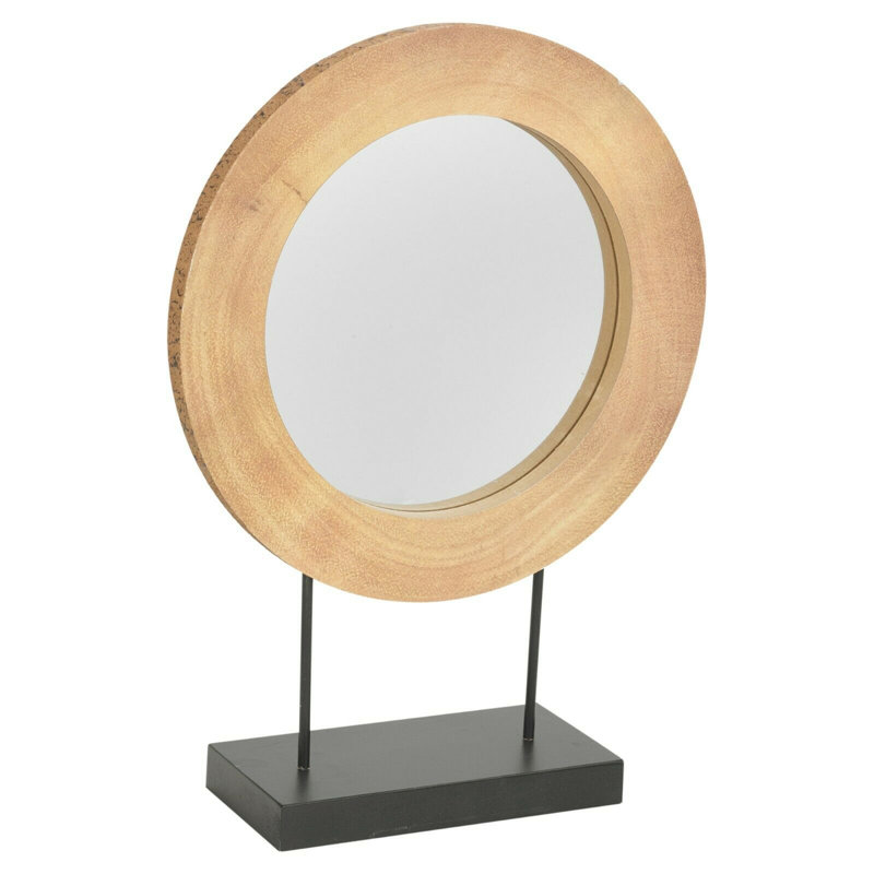 Alem Flat Freestanding Makeup / Shaving Mirror