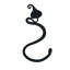 Forged Leaf Towel Ring