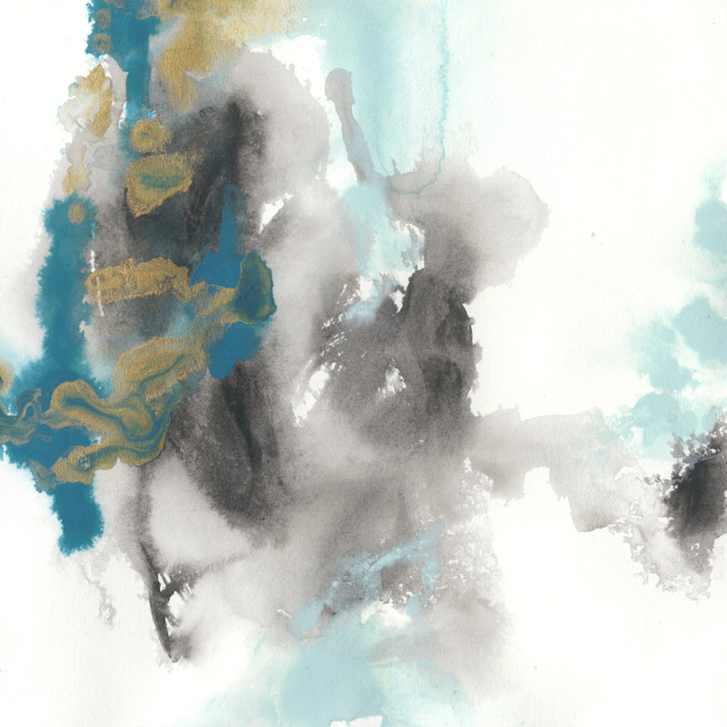 Cerulean Mirage II by June Erica Vess - Wrapped Canvas Painting, 51cm H x 51cm W