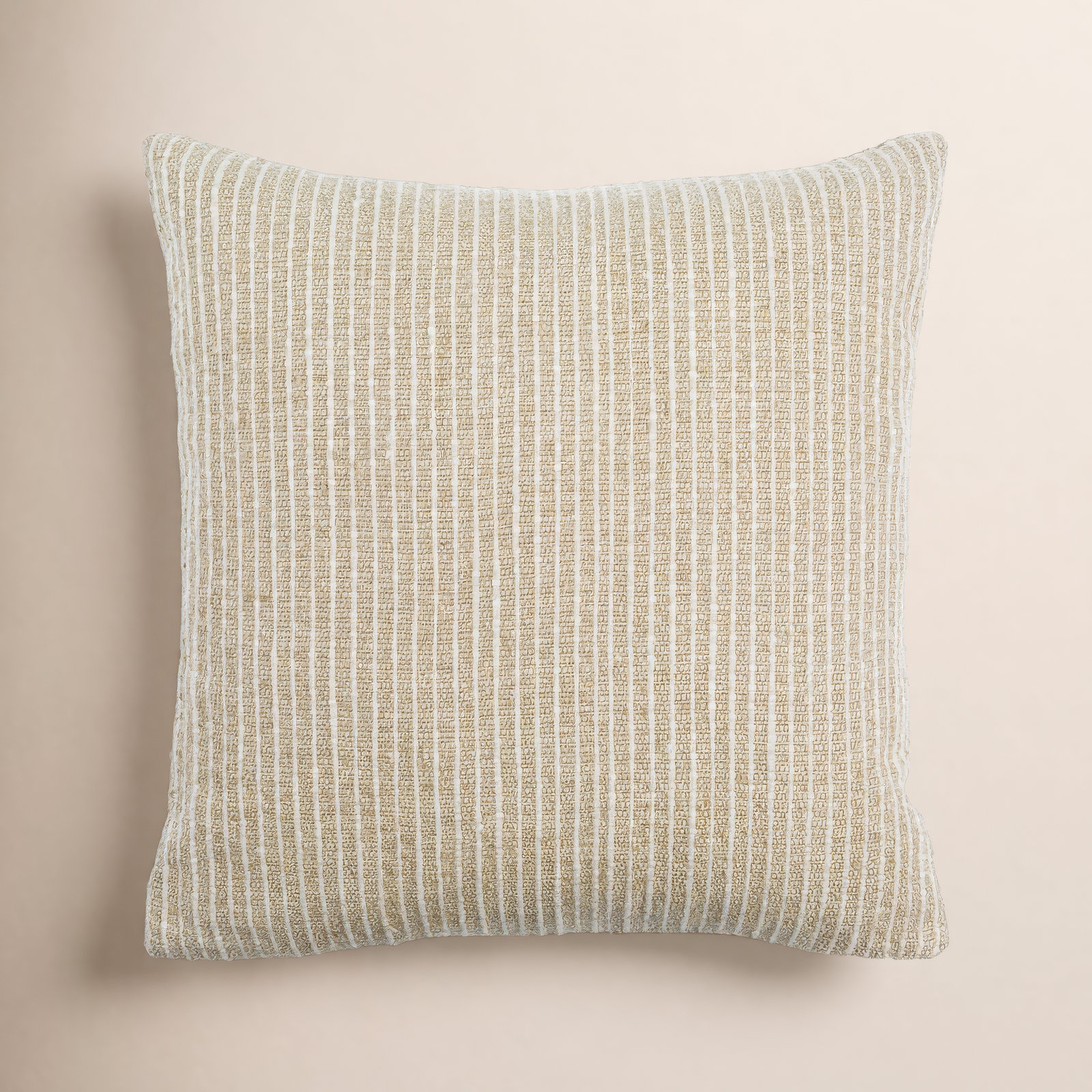 Ardin Sequined Throw Pillow, 20" x 20", Polyester/Polyfill, Square