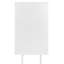 Boîte à onde ajustable - 2 portes, tiroirs pour divers décors, armoires de rangement blanches, espaces de vie