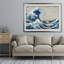 «The Great Wave» par Katsushika Hokusai, reproduction sur toile tendue-654528064-654528069-654528090